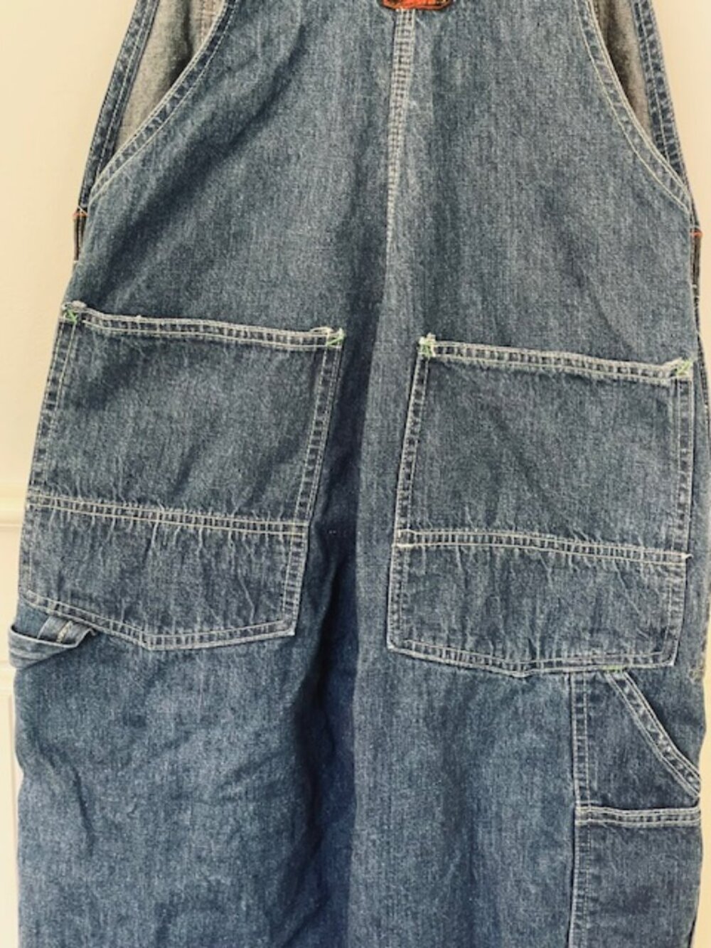 Big Smith Sanforized Union Made Vintage Workwear Denim Overalls Unisex 32 - Picture 11 of 14